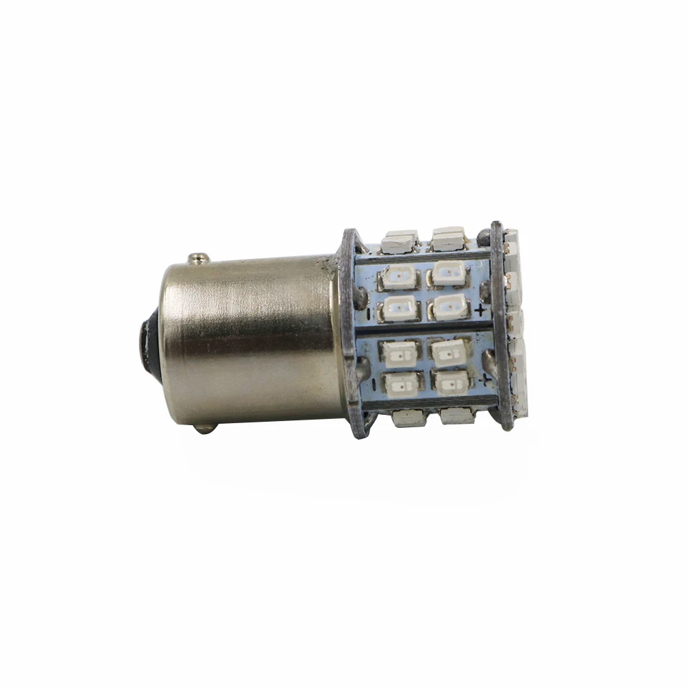 YSY 100x24V белый 1206 50 SMD Светодиодные лампы S25 1156 BA15S P21W резервный задний фонарь для