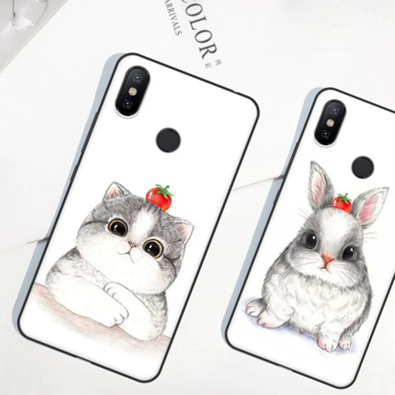 Чехол для xiaomi mi Max 3 милый мультяшный мягкий чехол телефона Max3 miMax miMax3 защитный