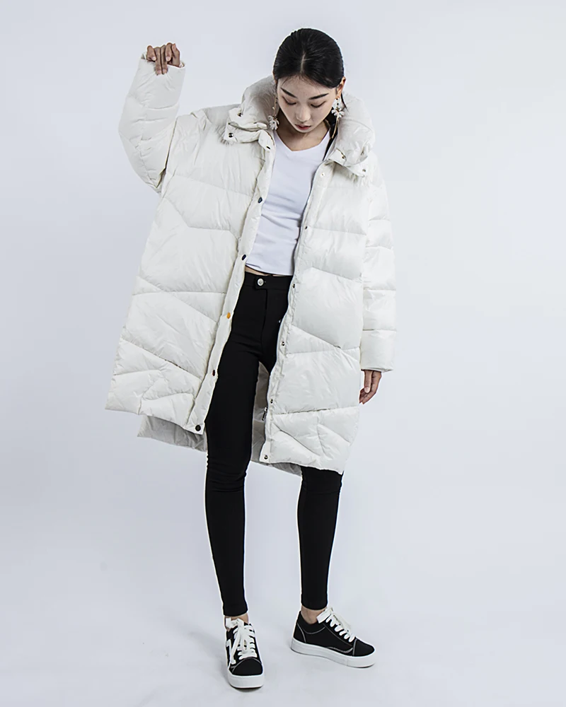 Puffer jacket women plus size duck down jacket winter coat women Outerwear Female Long Casual Light ultra thin Warm Parka