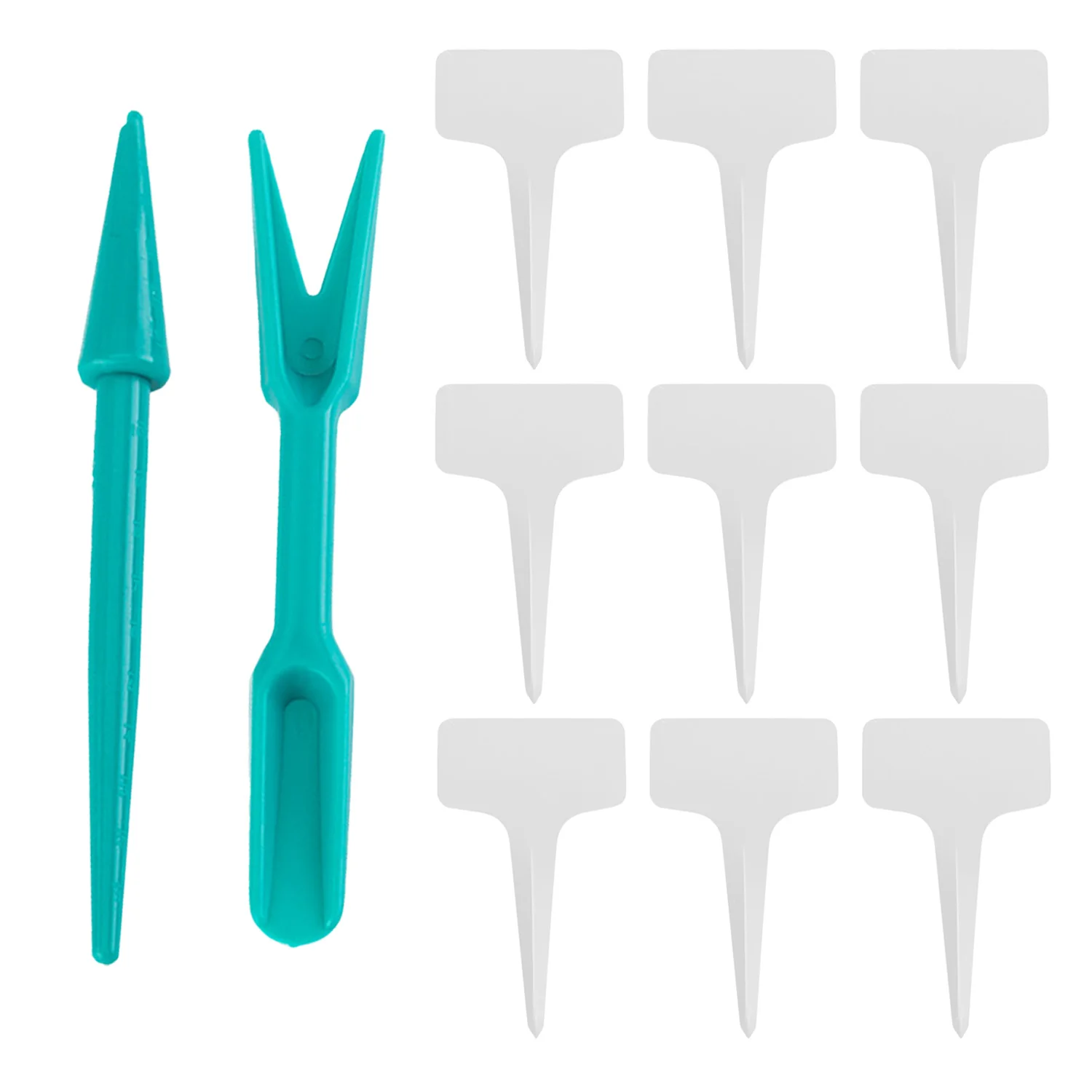 2 шт. рассады Dibbers лопаты 50 шт в наборе T shape форме благодаря чему создается