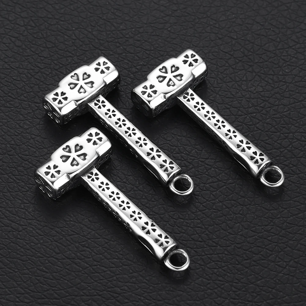 Подвески из нержавеющей стали прочный молоток с отверстием 3 мм крючки для