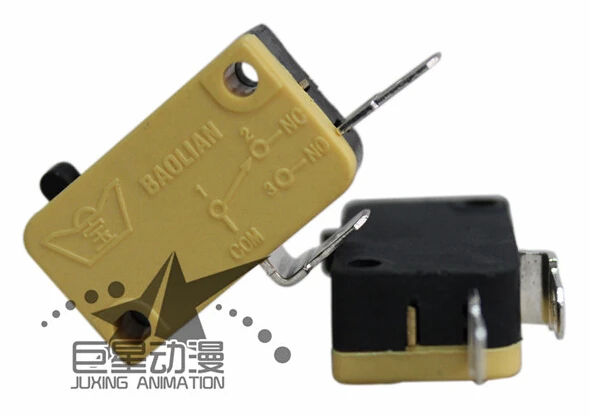 BL желтый двухфутовый телефон микропереключатель две ножки