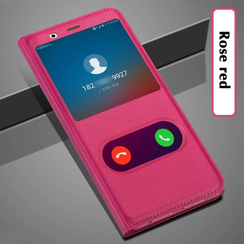 Rose red Чехол-раскладушка кожаный чехол для телефона для huawei Honor 7C Pro 7cpro LND-L29 5,99 Honor7C 7C AUM-L41 5,7 дюймов RU Русская версия 5 99 7 - Цвет: Rose red