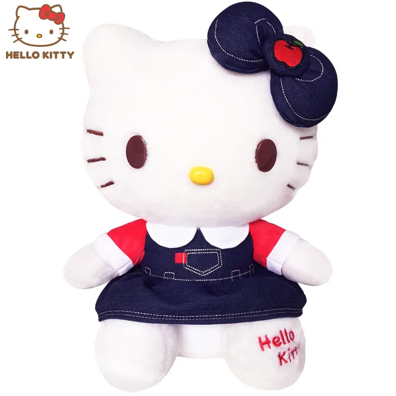 Плюшевая игрушка Hello Kitty ковбойская плюшевая кукла мягкие игрушки милый подарок