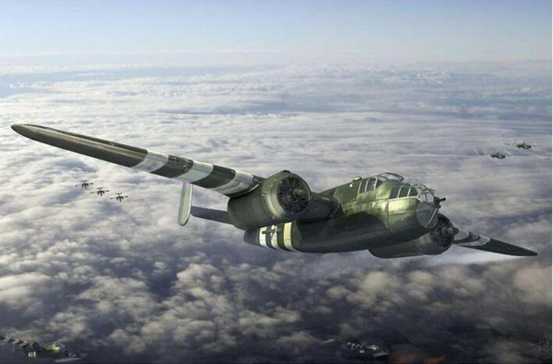 

1/72 scale Classic B-25 Bomber World War II Fighter Army aircraft airplane Vintage reconnaissance aircraft model adult toy milit