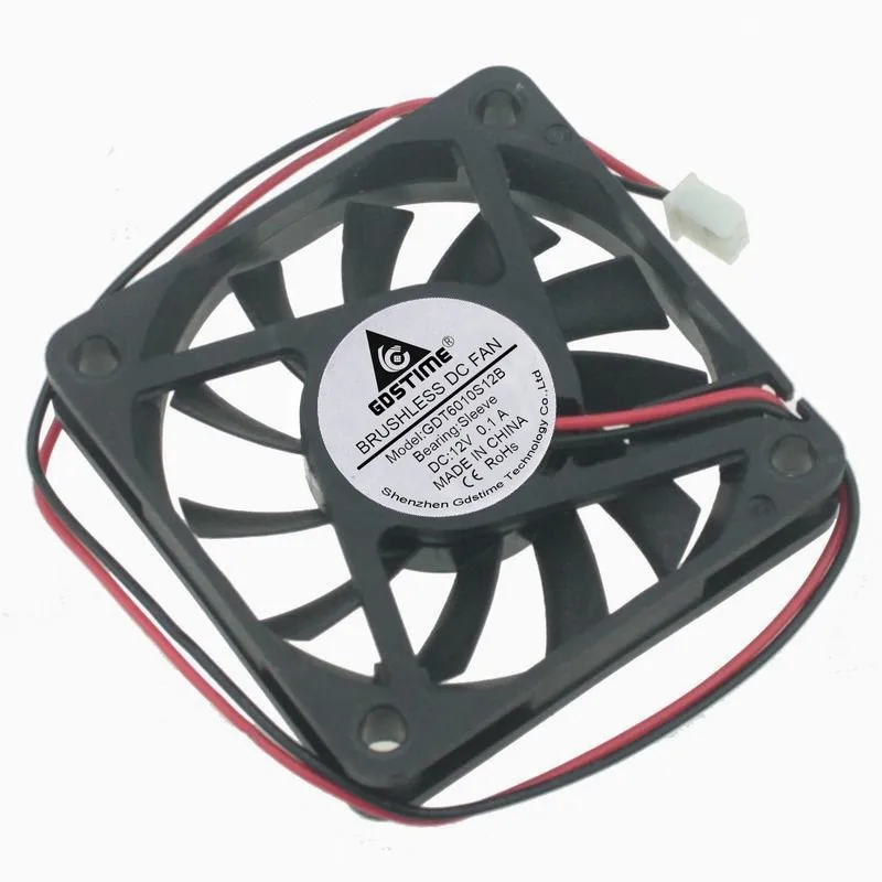 DC 12v 6cm 60mm 60x60x10 графическая карта Бесщеточный Охлаждающий вентилятор|Кулеры и