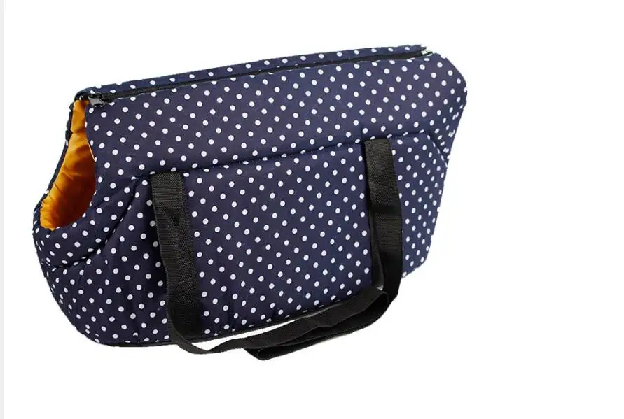 Собака сумка в горошек собак Pet Carrier Слинг зима теплая Кошка Перевозчик Открытый
