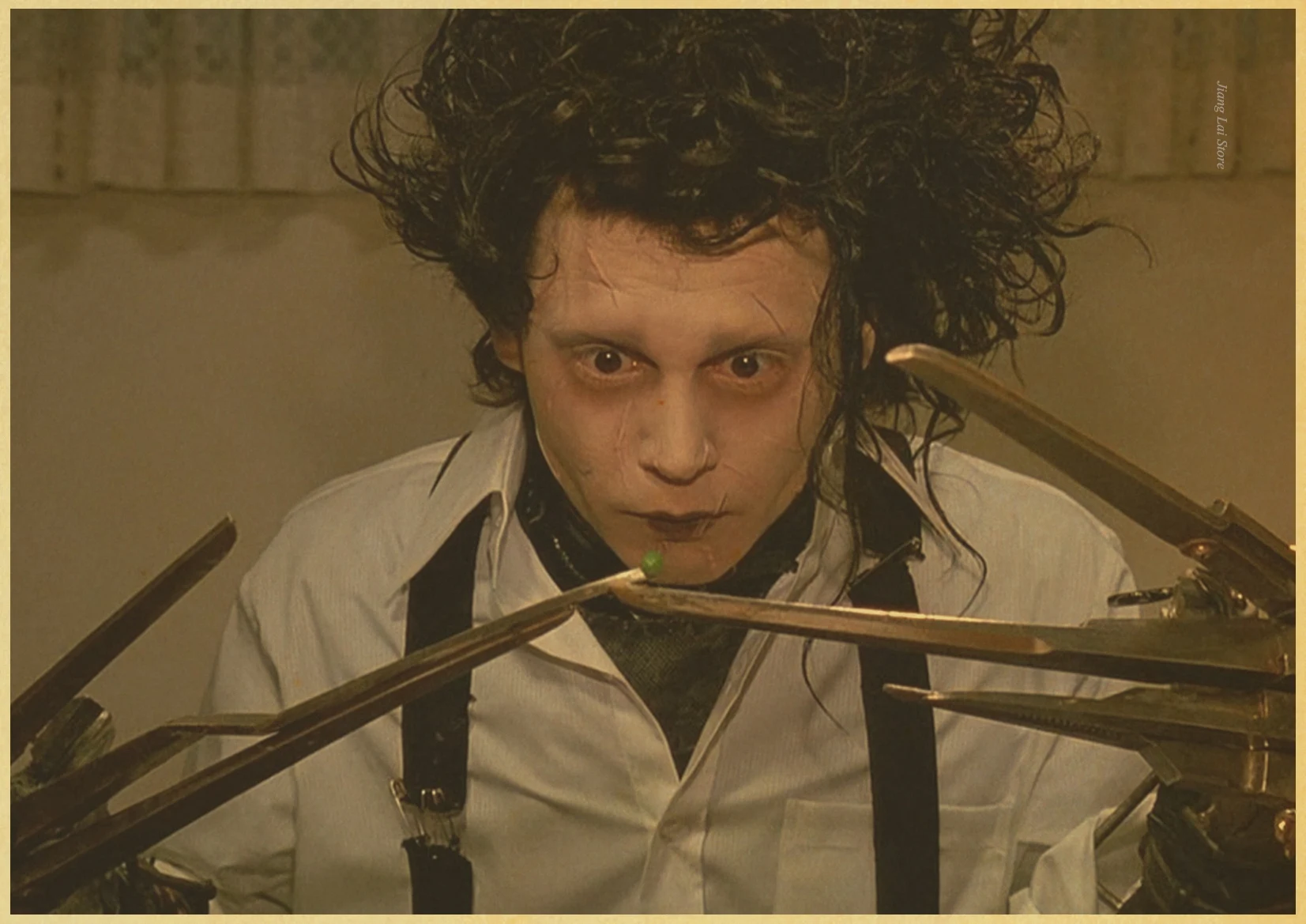 H292 Классический фильм Эдварда сissorhands плакат печать на крафтовой бумаге украшение дома винтажный плакат на стену художественная роспись Наклейка на стену - Цвет: H292