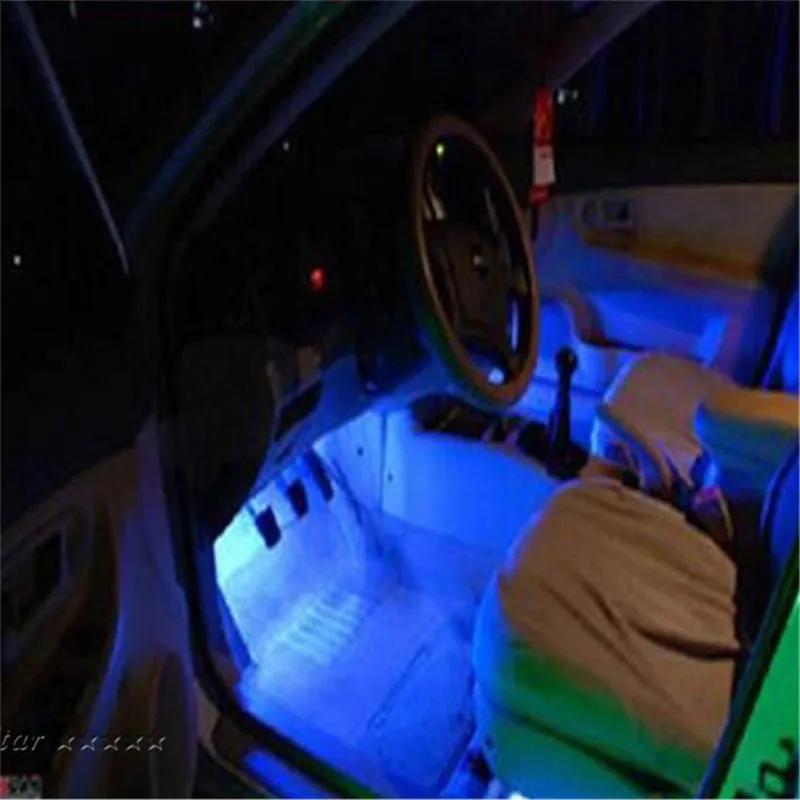 1 комплект Автомобильный внутренний атмосферный свет автомобильный заряд 12 В 4X3