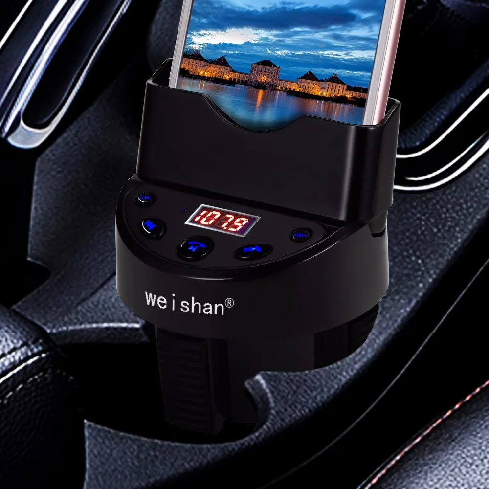 Weishan Bluetooth автомобильный комплект MP3 плеер громкой связи беспроводной fm