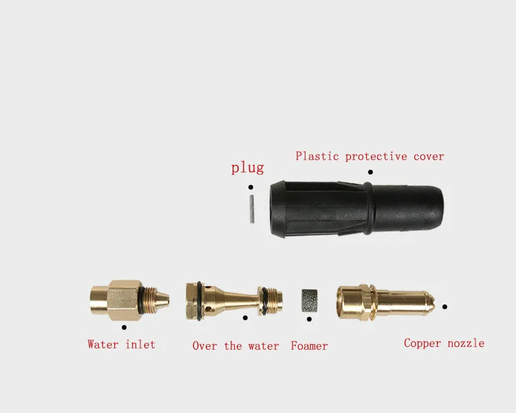 1/4 female Foam Nozzle Generator Adapter Car Wash Fan nozzle Snow Washing Pressure Washer | Обустройство дома