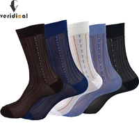 veridical 10 pairslot large size summer socks mens nylon thin breathable men silk socks business work party dress long socks
