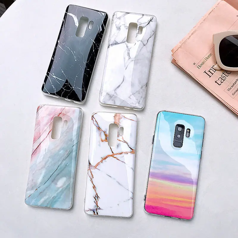 Мраморный чехол COOLY для Samsung Galaxy S10e чехлы S10 S9 S8 Plus S7 Edge Note 8 9 задняя крышка мягкий