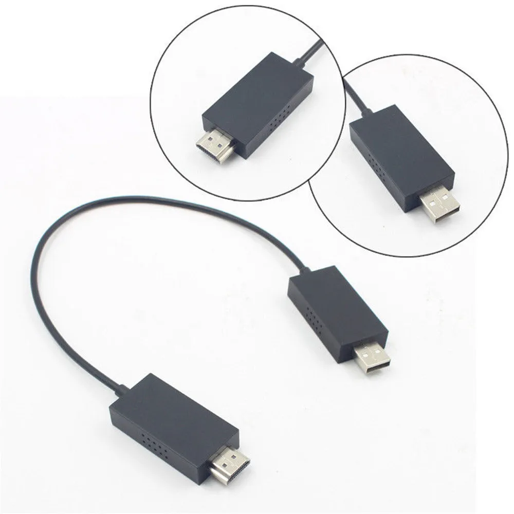 Quevinal новый для Microsoft беспроводной дисплей адаптер V2 приемник HDMI и USB порт черный |