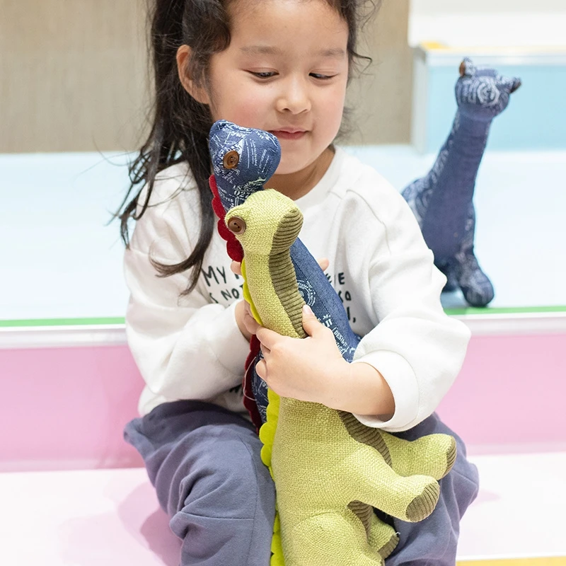 30 см мультфильм Динозавр плюшевые игрушки ткань змея шеи Дракон животное Юрского
