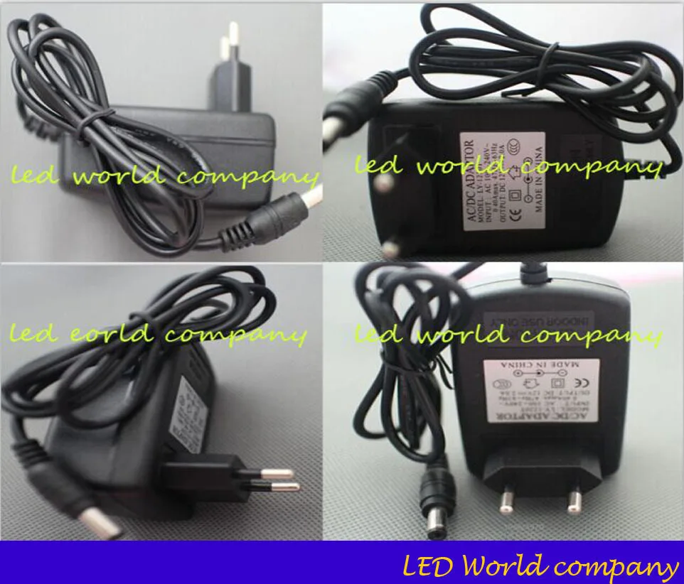 US EU вилка AC 100 240V to DC 12V 2A Импульсный адаптер источника питания Трансформаторы