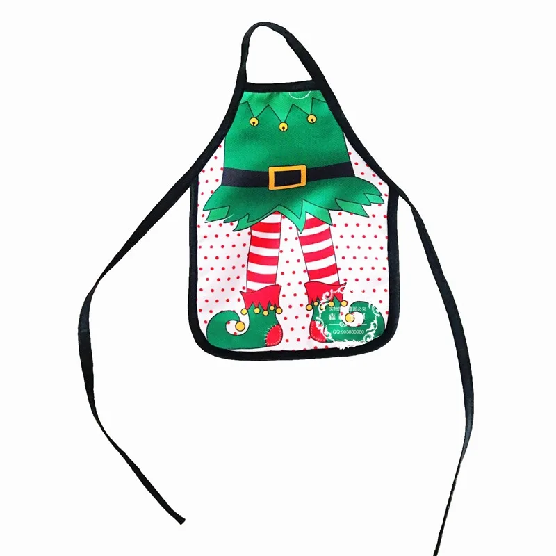 New Arrival 2pcs/set Mini Christmas Apron Bottle Cover For Home Decor Wine Decotation Festival Supplies11Colors | Дом и сад
