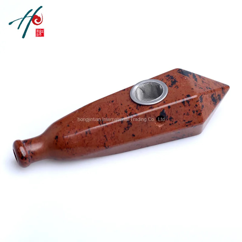 9-10cm High Quality 100% Natural Quartz Red Obsidian Free Shipping smoking pipe with carb | Дом и сад