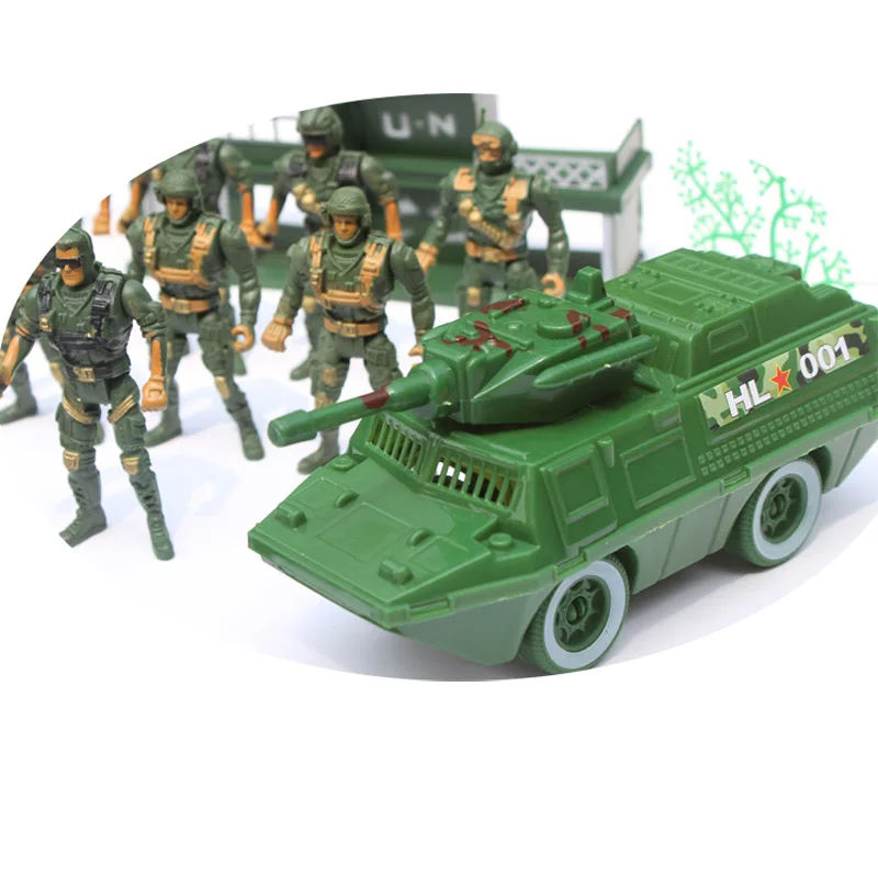 Модель солдатика Второй мировой войны 2017 9 см набор военных моделей 18 шт./компл.