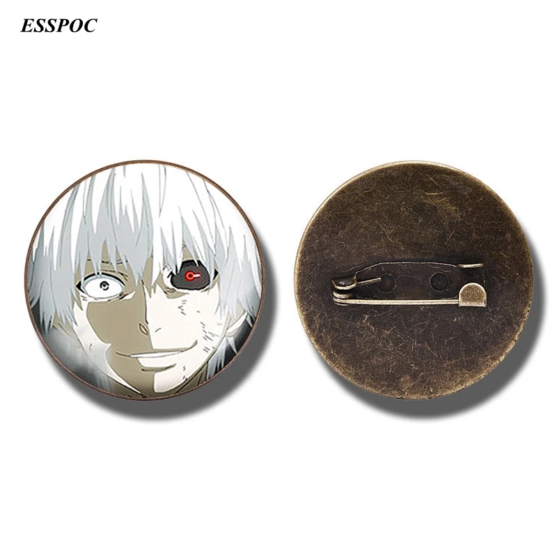 Tokyo Ghoul значок Античная бронзовая брошь оптовая продажа Touka Kaneki косплей ювелирные