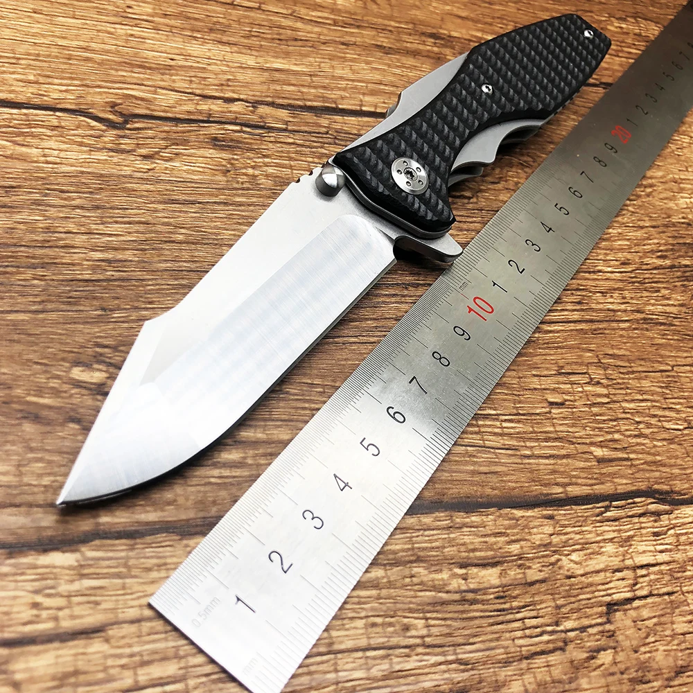 Тактический походный складной нож ZZSQ ZT0393 9cr14mov лезвие С флиппером и