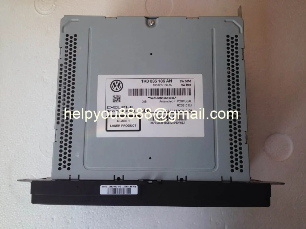 Совершенно новый Delph PN 28364608 однодисковый радиоприемник 1K0 035 186 AN с кодом для Volkswagen