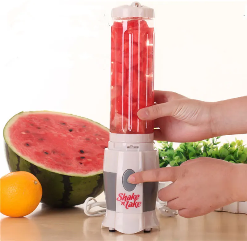 Многофункциональная электрическая мини соковыжималка Glantop Shake N Take карманный