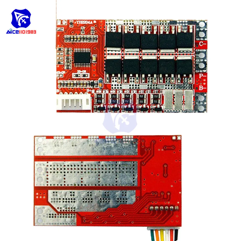 4S 5S 50A BMS плата 3,2 V/3,7 V железо фосфат LiFePO4 батарея BMS плата 3,2/3,7 V 18650 литиевая батарея Защитная плата w/баланс