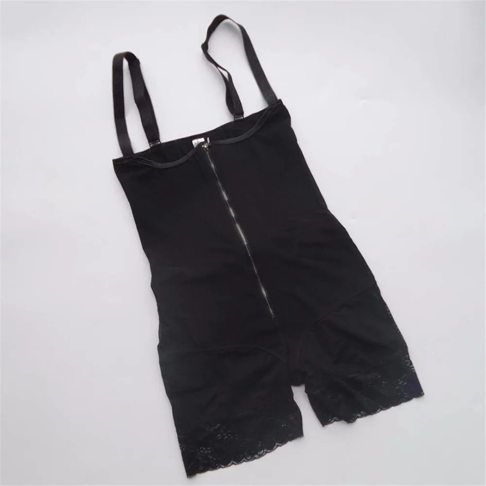 Для женщин Full Body Shaper Белье для утяжки живота корсет с застежкой молнией здания
