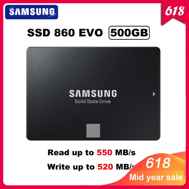 Оригинальный Внутренний твердотельный накопитель SAMSUNG SSD 860 EVO 500 Гб жесткий диск