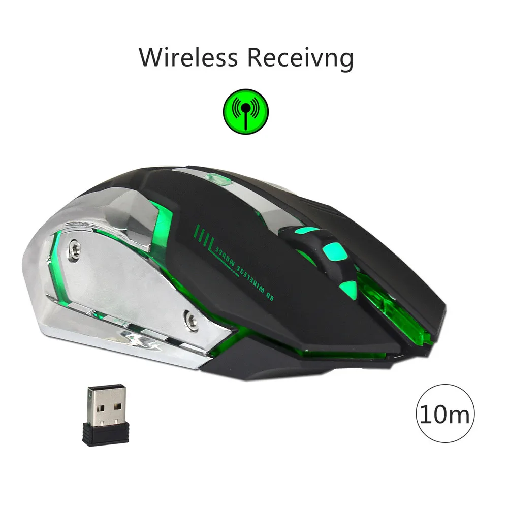 OMESHIN Новинка 2,4 ГГц Беспроводная оптическая игровая мышь Мыши и usb-приемник iMice беспроводная мышь Бесшумная Bluetooth мышь компьютерная мышь