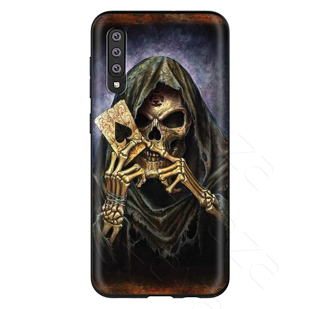 Lavaza мрачный смерть с косой Скелет чехол для samsung Galaxy Note 10 плюс A10 A30 A40 A50 A70 M20 A20 A20S A10S A30S A50S
