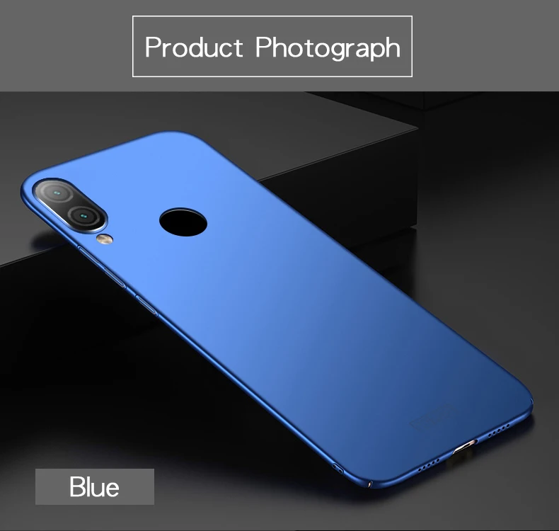 Для Redmi Note 7 Чехол Оригинальный MOFi классический матовый ПК Жесткий задний