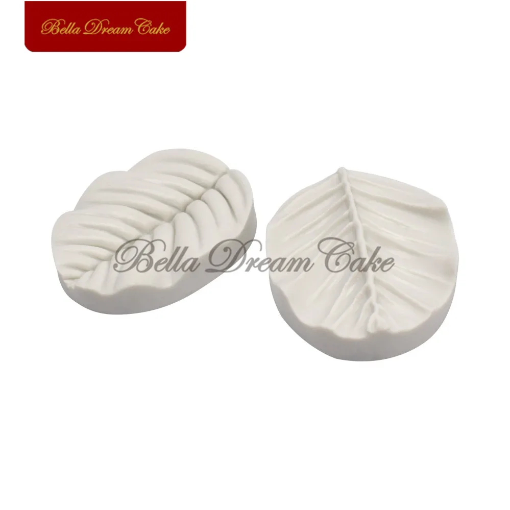 Leaf Veiner силиконовая форма DIY 3D Мыло Форма для мастики помадка Sugarcraft набор форм