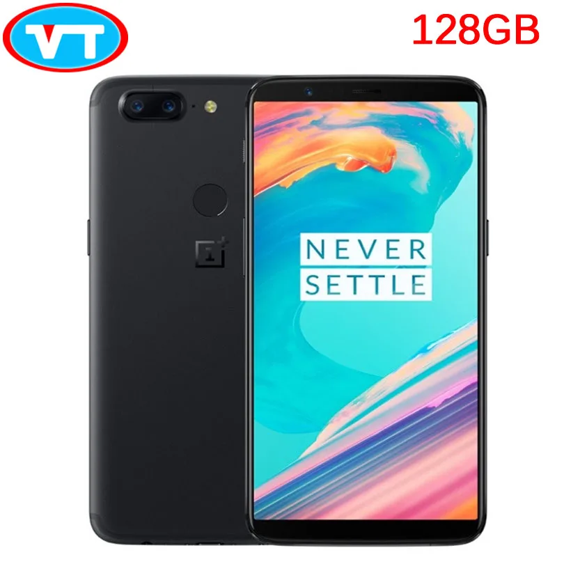 Просвет OnePlus 5 т 8 г 128 Snapdragon 835 Octa Core 6 01 &quot20.0MP 16.0MP отпечатков пальцев ID OxygenOS Android 7 1