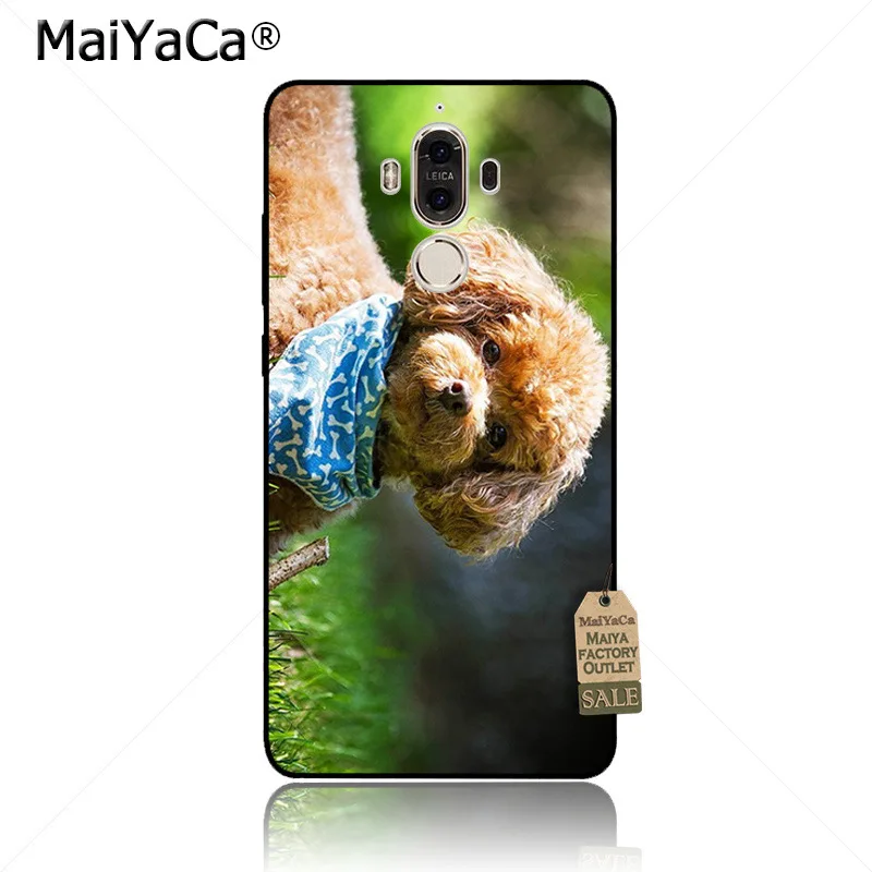 MaiYaCa игрушка пудл собака DIY Окрашенные красивые аксессуары для телефона чехол Huawei