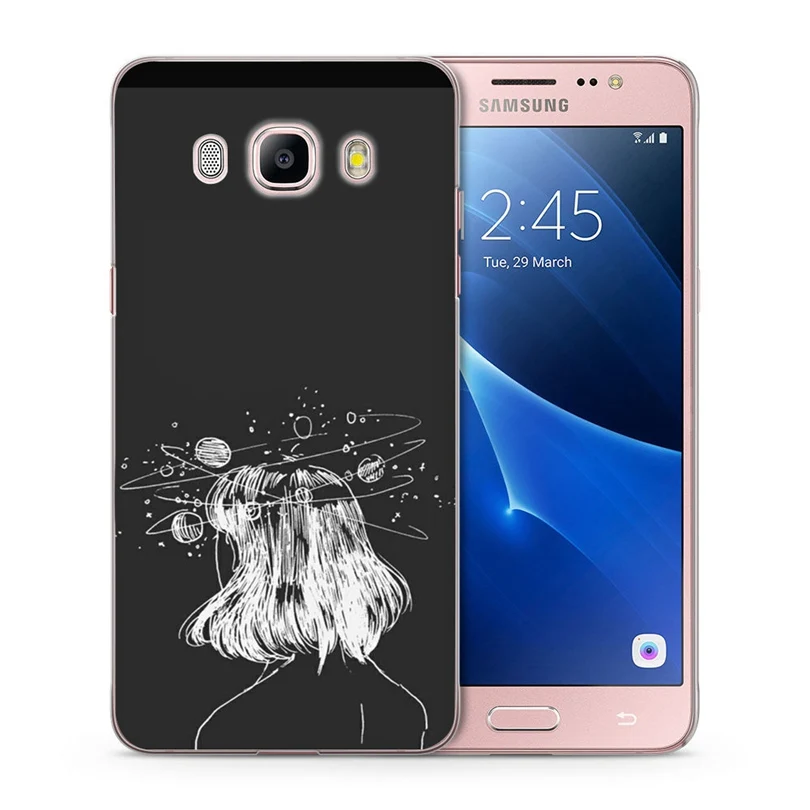 Case For Samsung Galaxy A3 A5 2016 2015 2017 prime J1 J3 J5 J7 TPU Colorful landscape Soft Painted Design Cover Fundas N138 |