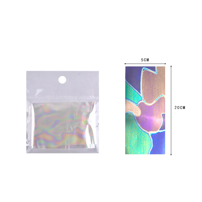 Новинка 2017 8 шт. наклейки для нейл-арта неравномерное изображение Авроры