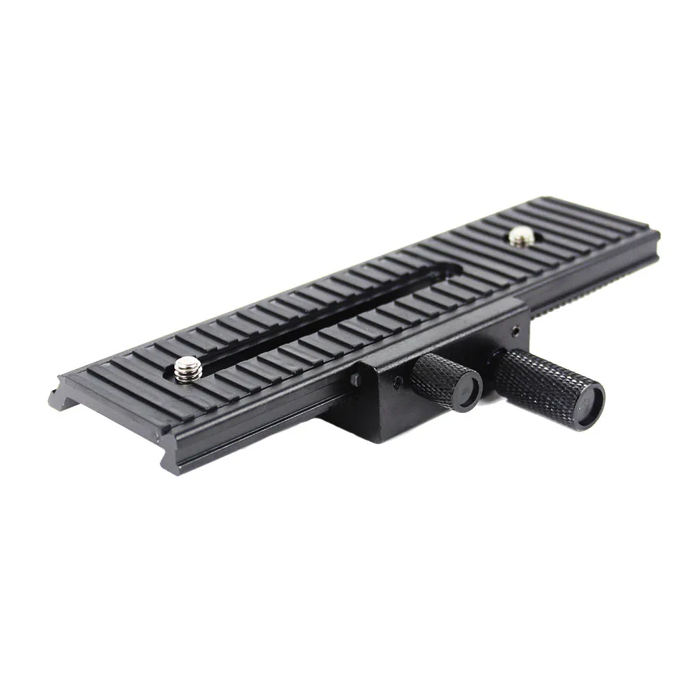 

Kolivar 2 way Macro Shot Focusing Focus Rail Slider for CANON NIKON SONY DSLR Camera Close up Shooting Photography Macro Slider