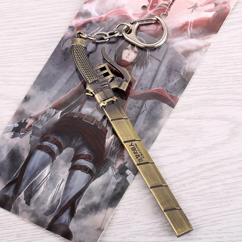 

Anime Jewelry Attack On Titan Shingeki No Kyojin Scouting Legion keychain keyrings pendant Gift