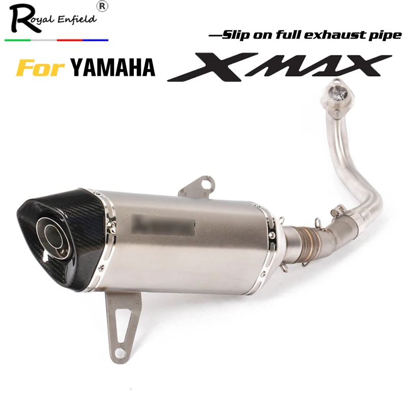 Xmax 300 250 Slip-On выхлопные трубы, выхлопные трубы из углеродного волокна, глушитель выхлопной трубы для Yamaha XMAX 250 300 cc DB killer