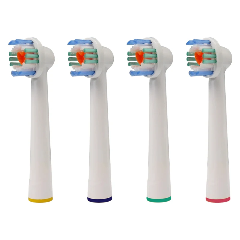 4 шт. oral b Сменные головки для электрической зубной щетки braun vitality насадки triumph 3s