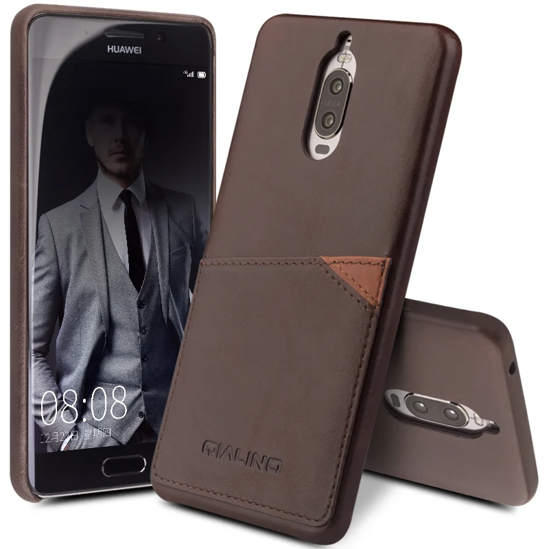 QIALINO чехол для Huawei Ascend Mate 9 Модный телефона из натуральной кожи Mate9 Pro Роскошный