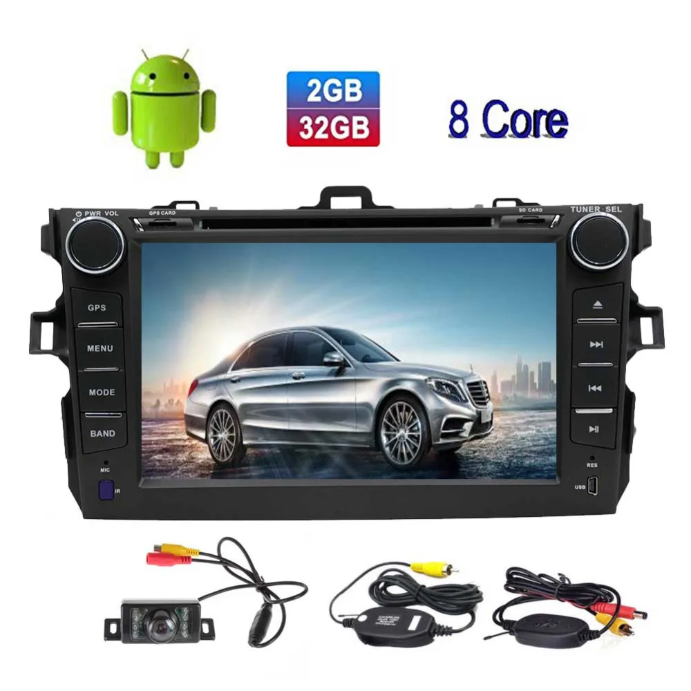 Eincar 7 ''двойной 2 Din в тире автомобильный DVD CD плеер Android 1 Nougat система