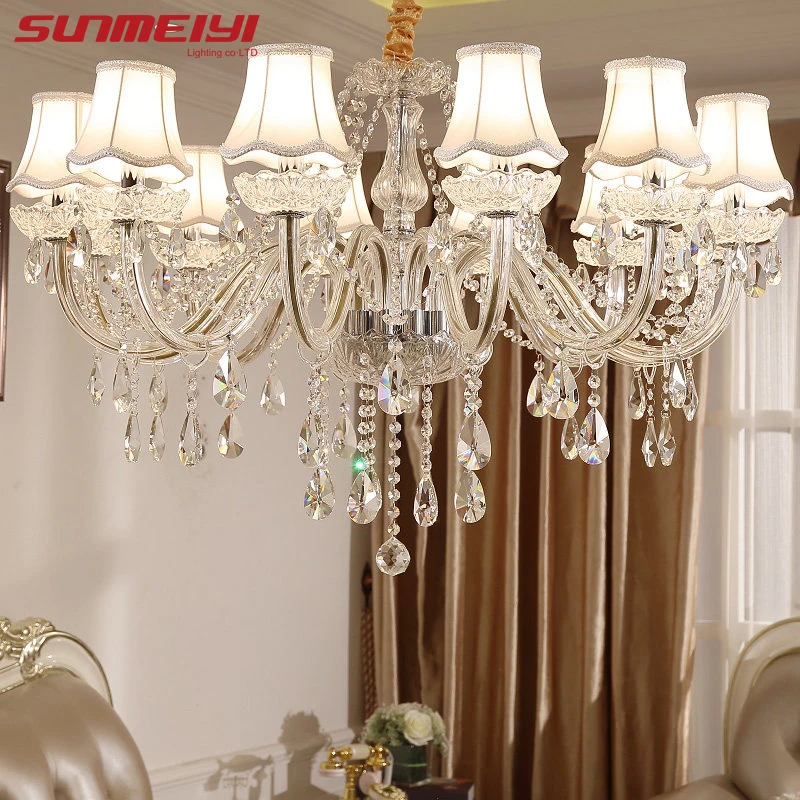 

Modern LED Crystal Chandeliers Lighting Fixtures Luxury lustre de cristal Lights Chandeliers For Living Room Bedroom