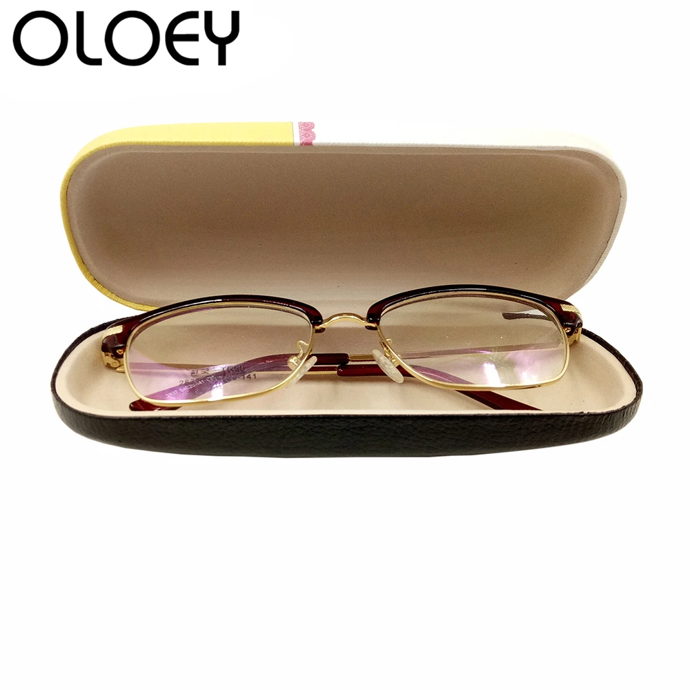 OLOEY 2018 женский мультяшный Чехол для очков с узором в форме сердца девушек очки