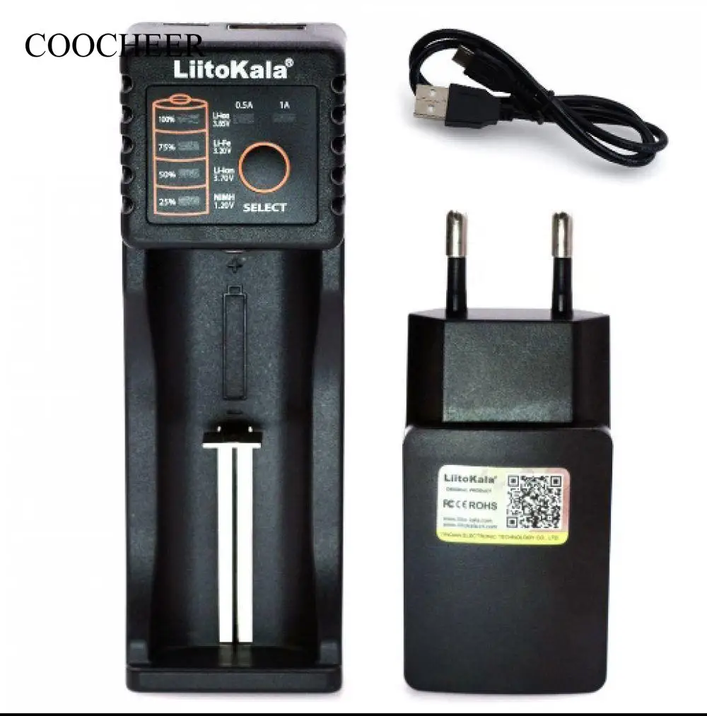 LiiS1 литий-ионная вилка Lii100 1 2 V 3 7 2A 5V 26650 NiMH Liitokala зарядное устройство Lii402 AA/AAA Smart Lii202