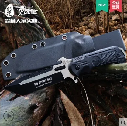 Открытый специальные тактические война нож самозащиты прямой Дикий аварийный |