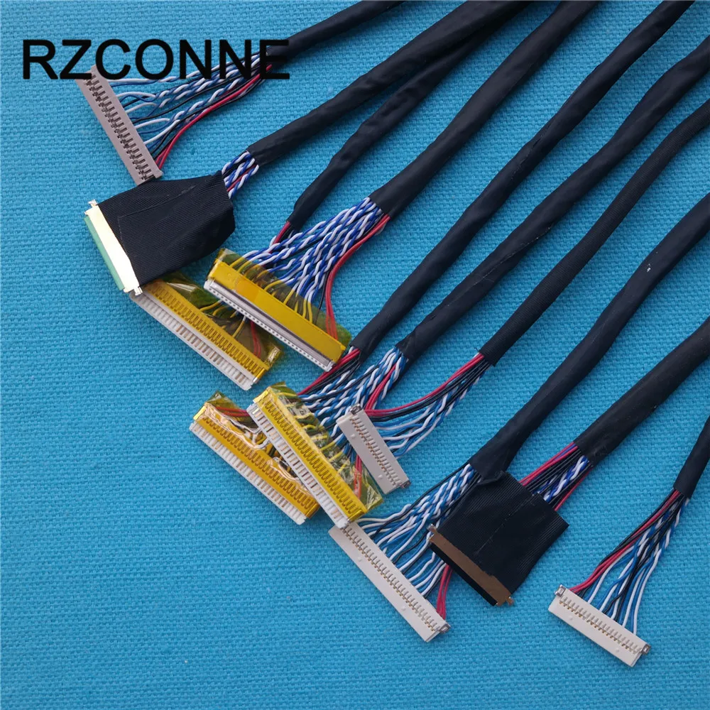 Универсальный LVDS кабель 40pin 30pin 20pin для светодиодный ЖК дисплей панель