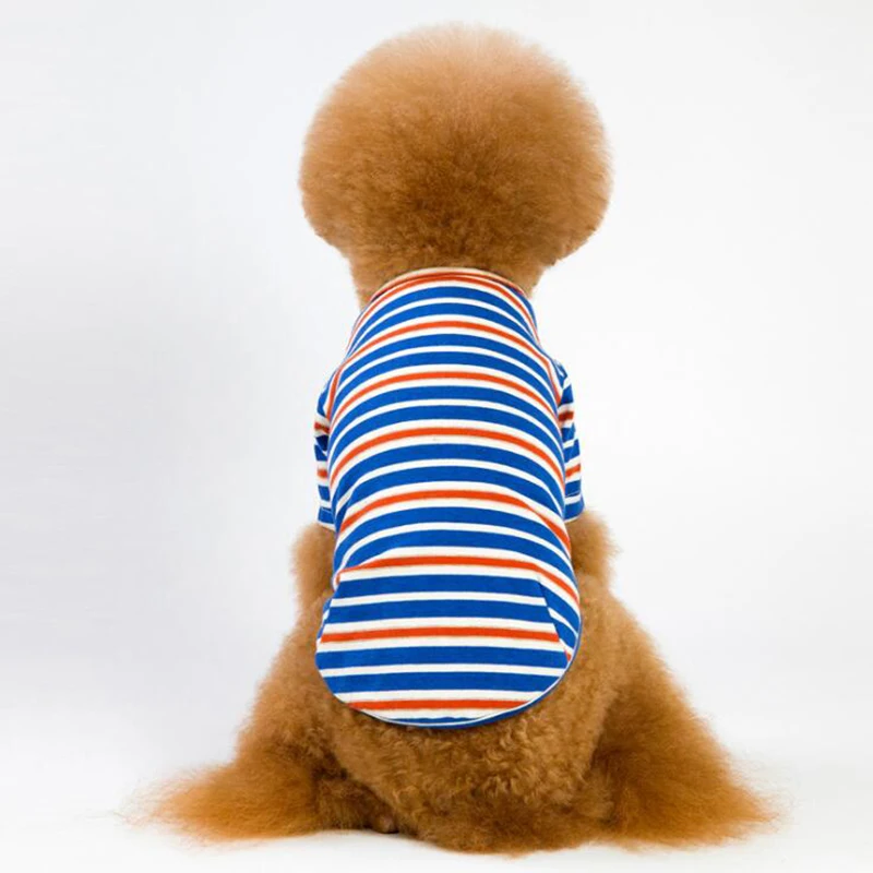 Повседневная полосатая блузка с рисунком собаки camiseta perro хлопковые футболки